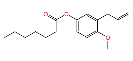 3-Allyl-4-methoxyphenyl heptanoate